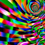 futuristic colorful pattern