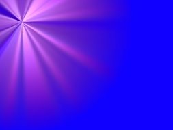 light rays on the blue background
