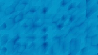 Polygon 3D Art Blue Background