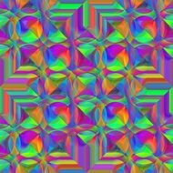 Colorful Abstract Tile Digital