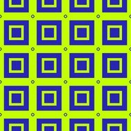 yellow background with blue squares