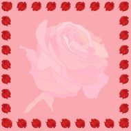 Background Rose Red Flowers