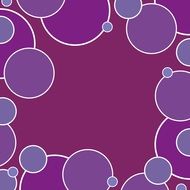 purple background with bubbles