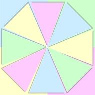 Color 3D Wheel Pastels Baby