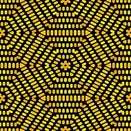 yellow background with black patterns