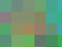 green checkered background