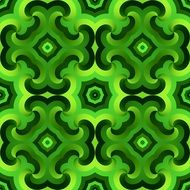 green background with green figures