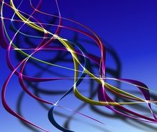 Stripes Bands Colorful Arched