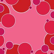 pink background with bubbles