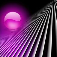 Ball Background Stripes Abstract
