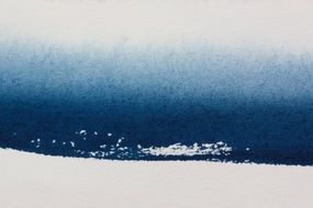blue watercolour line