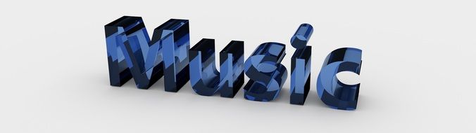Music Blue Background