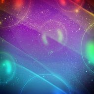 background with magical bubbles