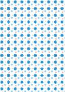 white background with blue dots of various sizes