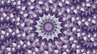 background with purple flower ornament