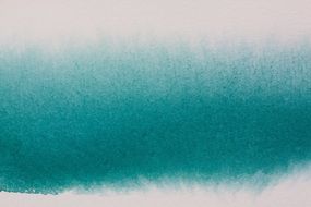 turquoise watercolour line