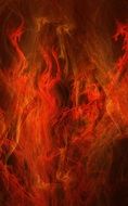 abstract infernal fire