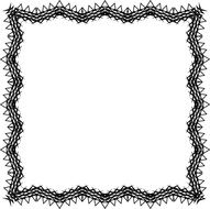 white background with border