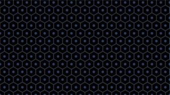 Hexagon Pattern Wallpaper Blue