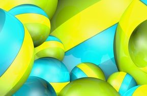 wallpaper with colored balls