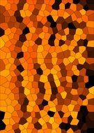 Mosaic Stones Pattern Glass