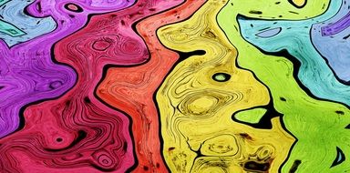 curves of different colors