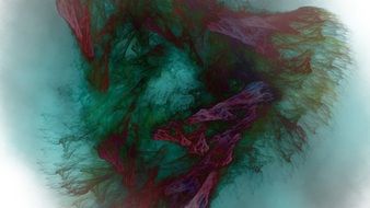 colorful smoky pattern