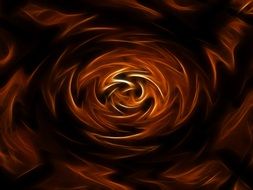 Fire Abstract Design Fractal
