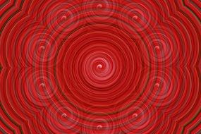 Illusion Red Swirls Game