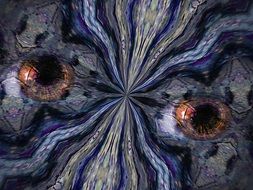 Abstract Background Art Eyes