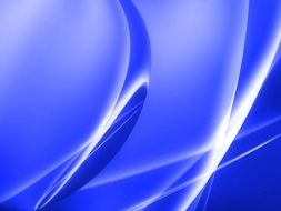 blue abstract background with waves
