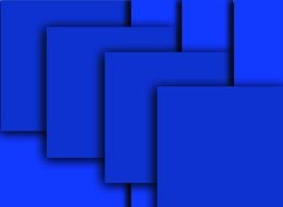 3d blue squares