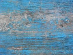 background with old weathered blue wooden wall