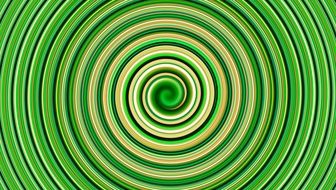 green hypnotizing pattern