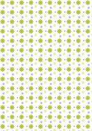 white background with green dots