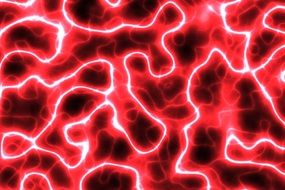 neon red pattern