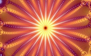 Fractal Background Pattern Color