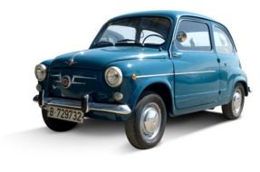 blue vintage Seat 600