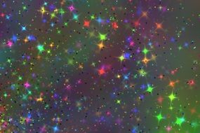 Star Light Art Pattern Color