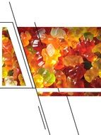 gummy bears, colorful candies