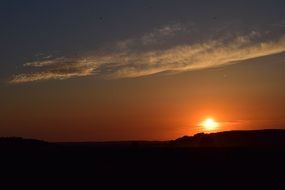 Sunset Red Sky Afterglow