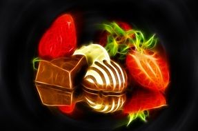 Strawberry Chocolate Design