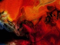 Abstract Texture Red Movement