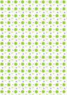 white background with green dots of various sizes