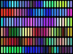 color box on the black background