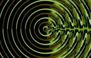 green transparent spiral