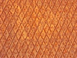 Sheet Metal Rusty Diamonds