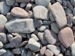 background with big and small pebbles