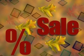 Leaves Autumn Background Sale