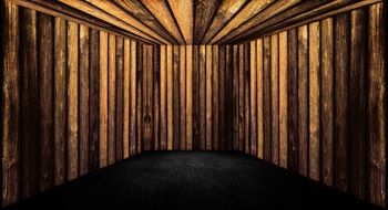 Wood Background Luggage